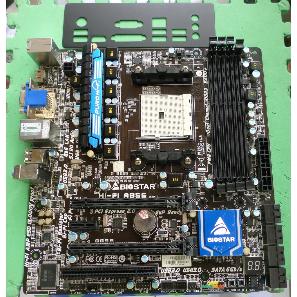 motherboard biostar HI-FI A85S FM2+