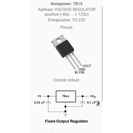 IC 7815 IC7815 IC REGULATOR 15 VOLT