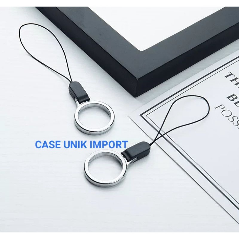 Untuk Ponsel Lanyard Grip Cincin Gesper Dilepas Liontin Rantai Pendek Tali Anti Hilang Smart Grip Ri