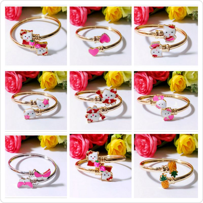 Gelang Tangan Anak Hellokitty Xuping Lapis Emas