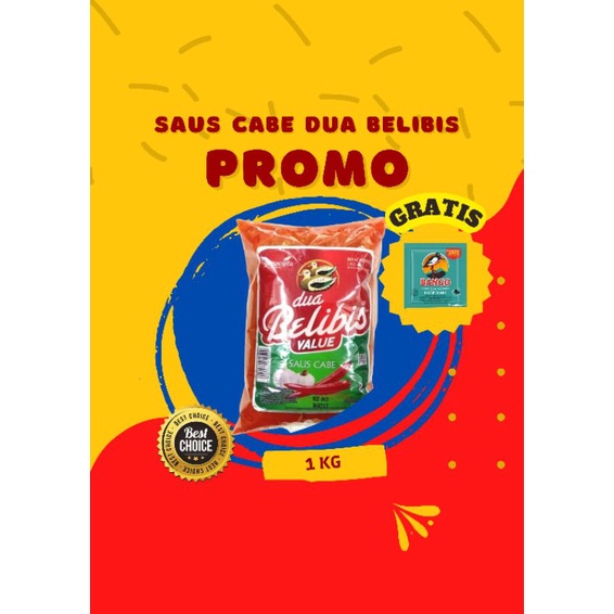 

Saus Cabe Dua Belibis 1kg