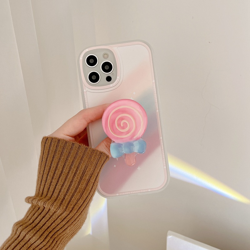 Soft Case Desain Lollipop Pelangi Untuk VIVO Y11 Y12i Y12 Y15 Y17 Y19 Y20 Y20i Y20S Y12S Y91C Y93 S1 V15 V23 Pro V11i