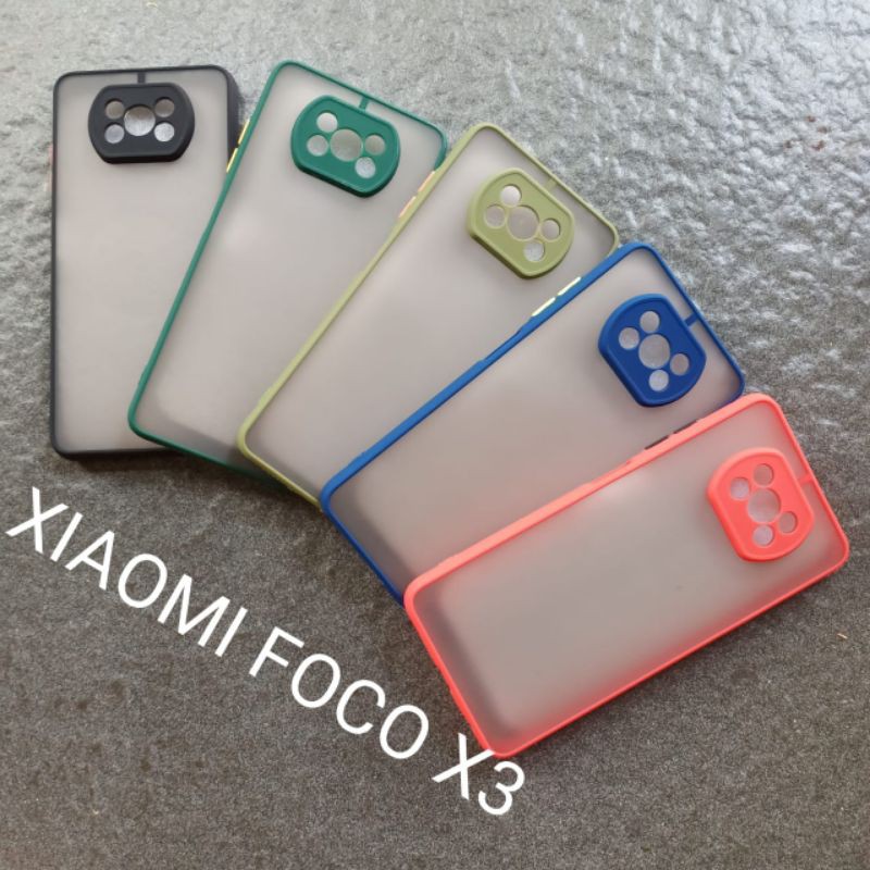 Case Xiaomi Pocophone X3 . Poco X3 ( 2 model ) soft softcase softshell silikon cover