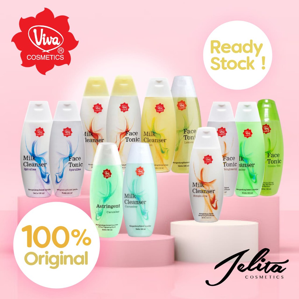 VIVA MILK CLEANSER DAN FACE TONIC 100ml