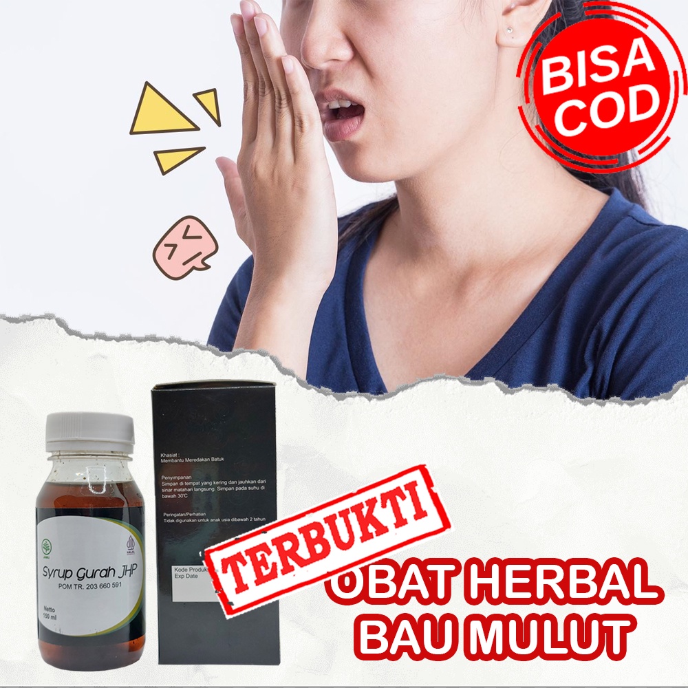 [SUDAH TERBUKTI] Madu Syrup GURAH JHP Mengatasi Mengobati BAU MULUT Obat Herbal Alami