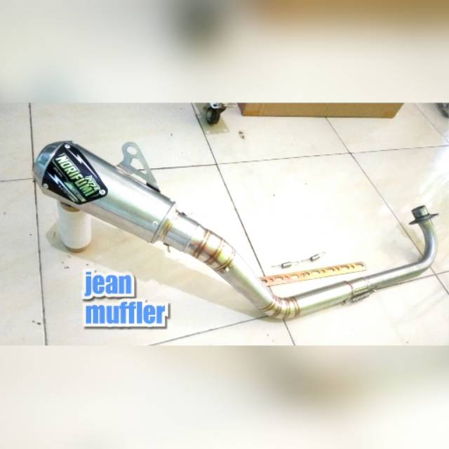 KNALPOT RACING NORIFUMI SUPRA X 125 REVO BLADE GRAND C70 DLL.KNALPOT NORIFUMI KOLONG BEBEK
