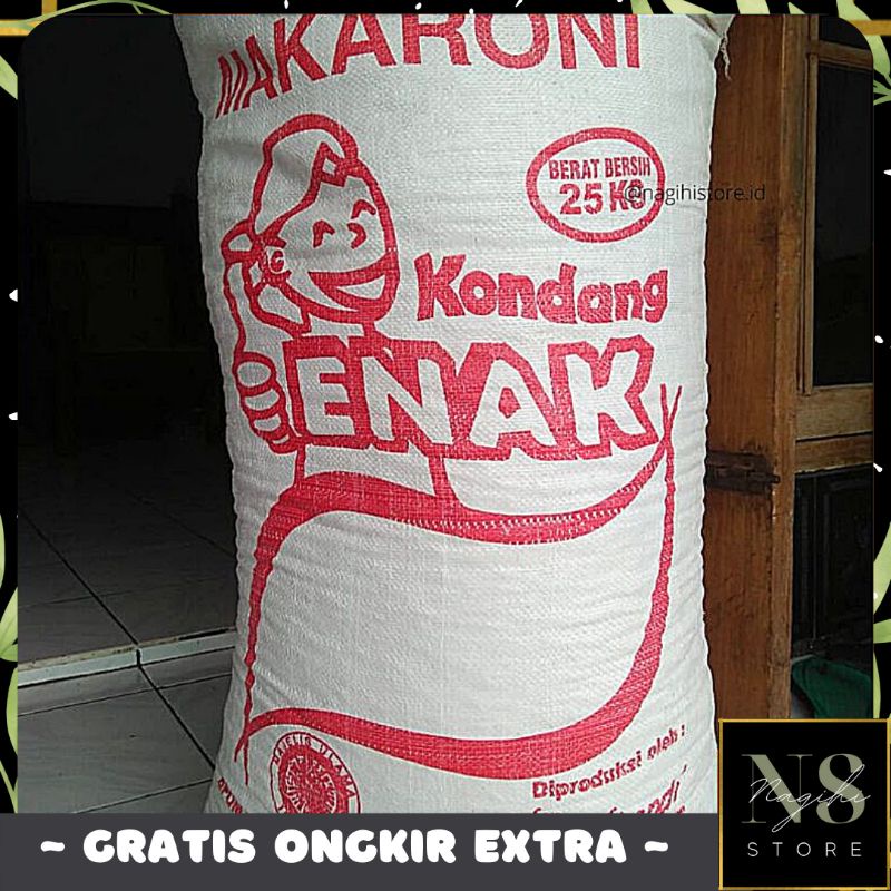 ✨NAGIHI✨Makaroni Bantet Kondang mentah reseller 1 sak