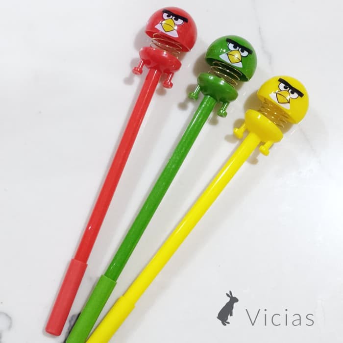 

Promo PEN03 - Pulpen Pena Import Unik karakter EMOJI Spring Doll Original