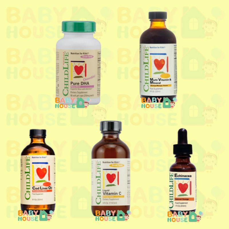 Childlife Baby Vitamins ALL VARIAN Childlife Vitamin C Childlife Multivitamin & Mineral Childlife Co