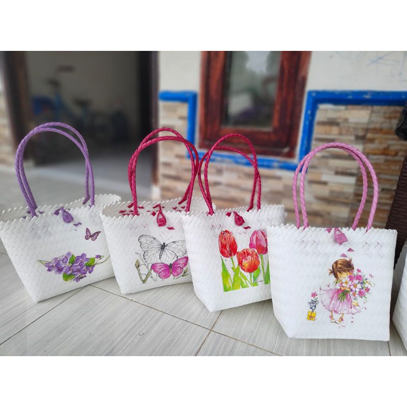 tas ory deco free nama S/ tas lukis / tas decopage / tas parcel lebaran