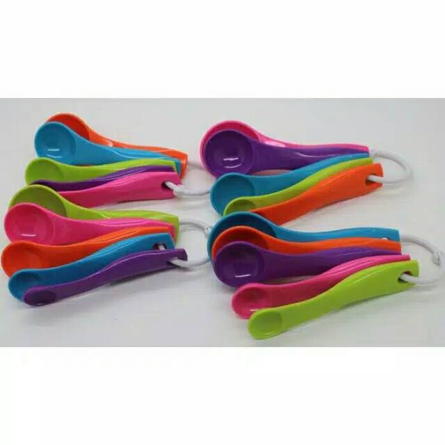 Set Sendok Takar Plastik (1 Set Isi 5) / measurement Spoon