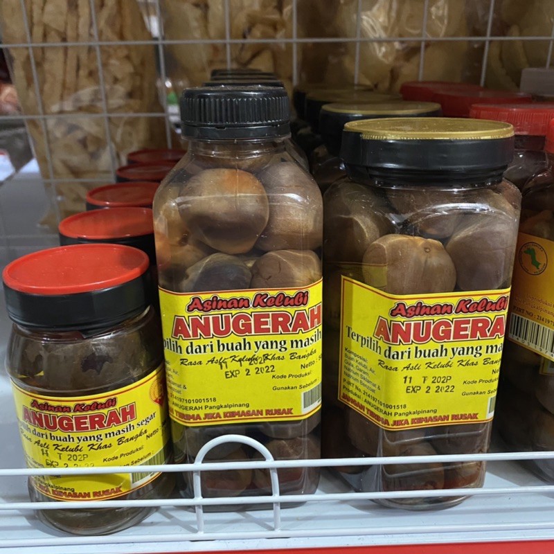 

Asinan Kelubi Bangka Cap Anugrah - Kue Bangka / Snack Bangka / Snack Khas Bangka
