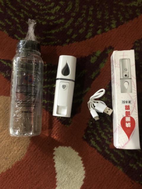 Anti Corona Virus - Paket Nano Spray Uap Cairan Disinfektan  Otomatis + Refill 250 Ml