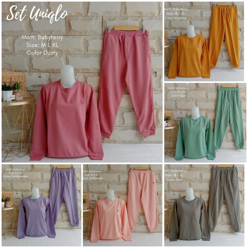 UNIQLO SETELAN PANJANG OLAHRAGA WANITA