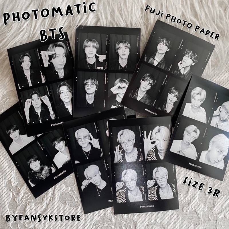 BTS PHOTOMATIC / BANGTAN BOYS 3R POSTCARD PHOTO