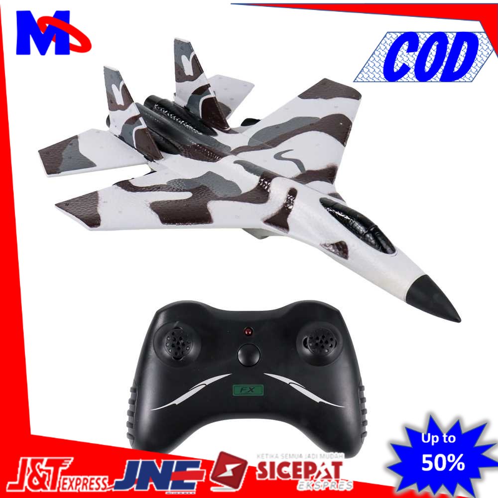 Pesawat Remote Control Kekinian Glider Airplane Foam 2.4G RC - FX-820