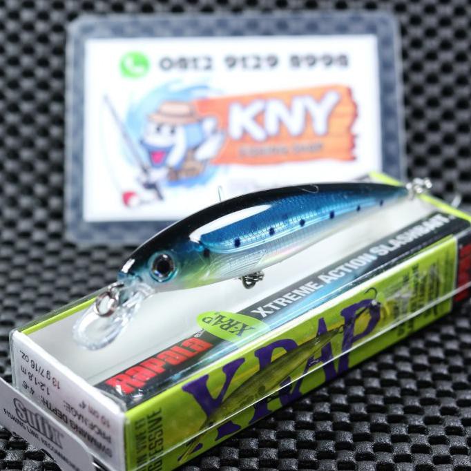 Lure Minnow Rapala Xrap10 Slashbait Blue Sardine Rajanya Casting