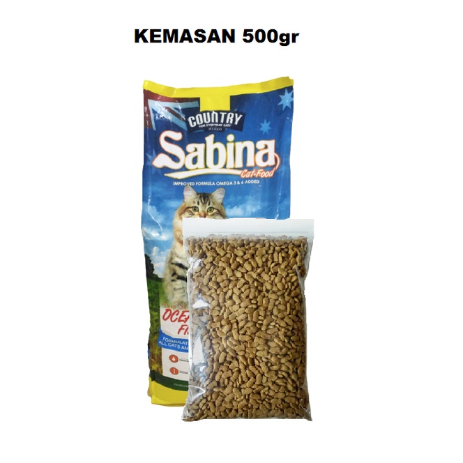 Makanan Kucing Sabina Cat 500gr