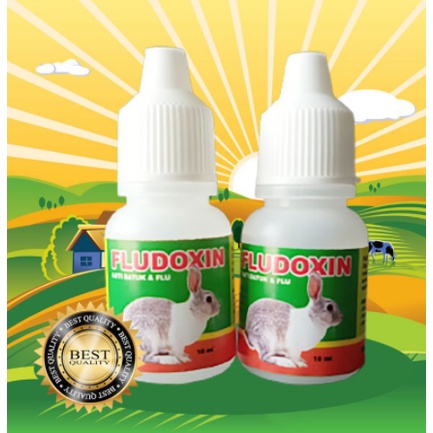 FLUDOXIN ORAL - Obat Flu Kelinci / Obat Pilek Kelinci / Obat Bersin Kelinci