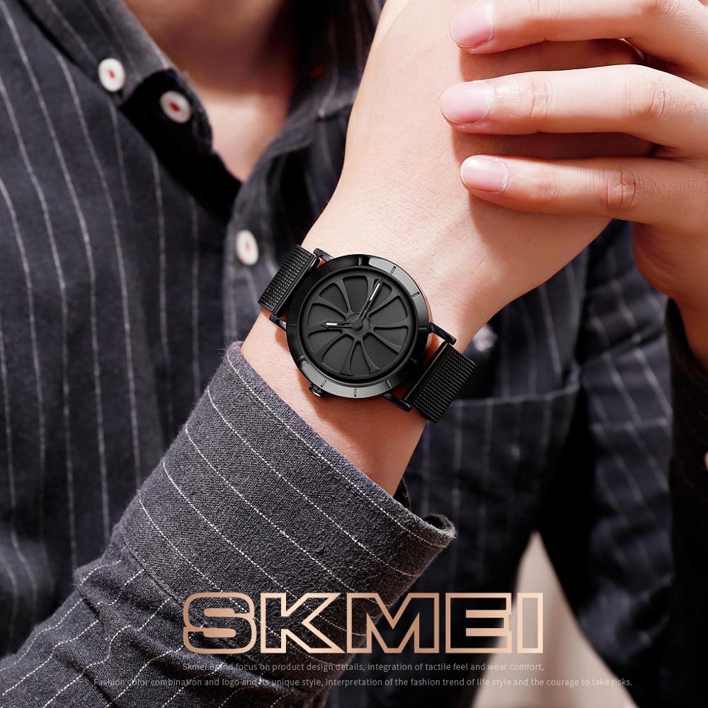 SKMEI 9204 Jam Tangan Pria Analog Rotating Dial WK-SBY