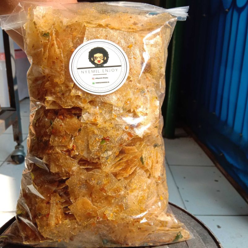 

keripik beling cabe merah & cabe ijo 500gram