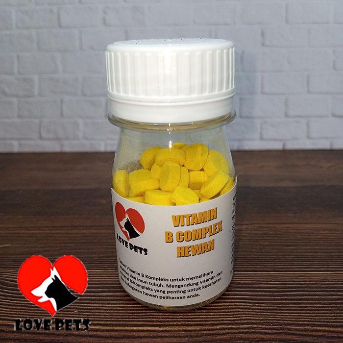 Vitamin B Kompleks Hewan - 100 Tablet