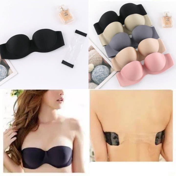 LF - BioBra Kait Bra PushUp Double Strapless Invisible Bra Tanpa Tali Bra38