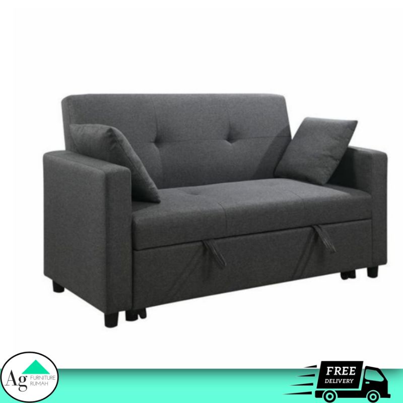Jual SOFA BED RECLINING 2 SEATER SOFABED MODERN SIMPLE Shopee Indonesia