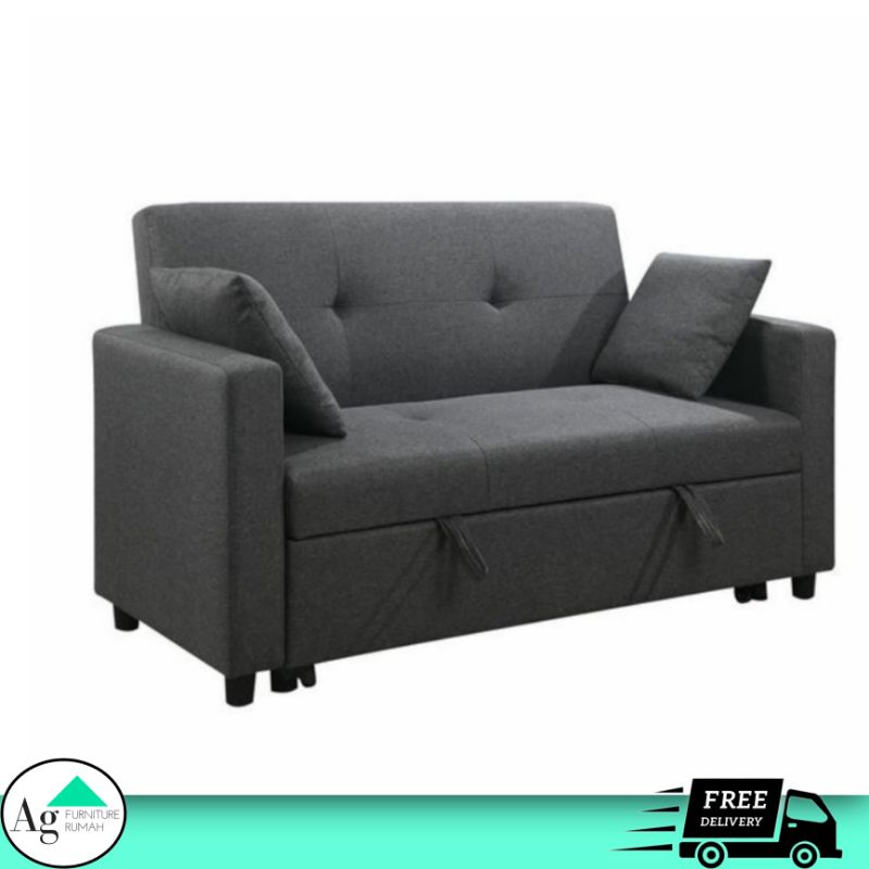 Jual SOFA BED RECLINING 2 SEATER SOFABED MODERN SIMPLE | Shopee Indonesia