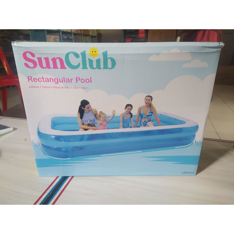 Kolam renang anak jumbo super besar 3 meter keluarga karet bermain big raksasa Sunclub 300cm