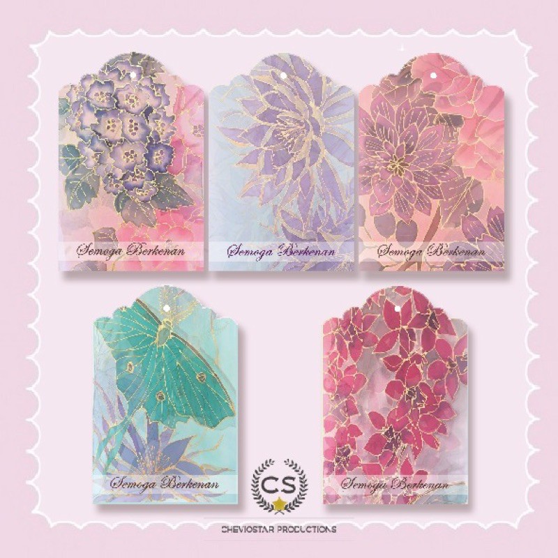 

25 pcs hang tag semoga berkenan/hangtag/card mini/kartu ucapan
