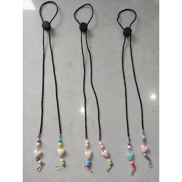 Strap Masker 2in1 Konektor Headloop Tali Masker Kalung Masker Aksesoris Masker