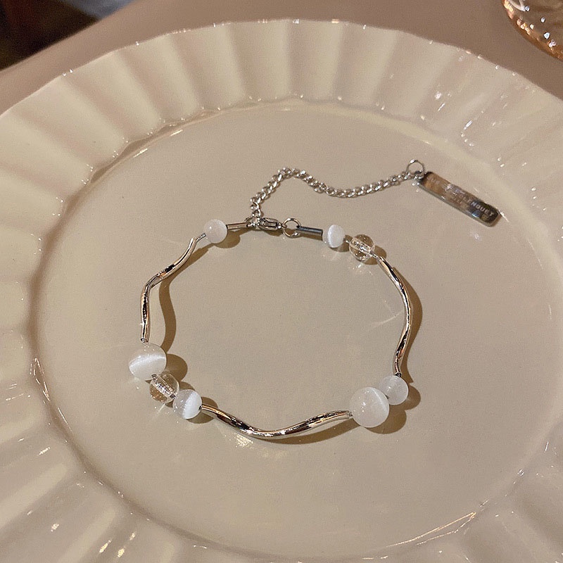 Gelang Tangan Model Mata Kucing Geometris Tidak Teratur Untuk Aksesoris Tangan