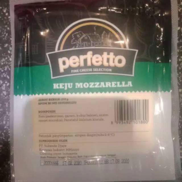 

Keju Mozarella Perfetto 250gr