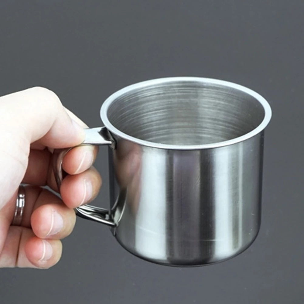 Jual Cangkir Stainless Mini Gelas Kopi Gunung Stenlis Steel Mug Outdoor 