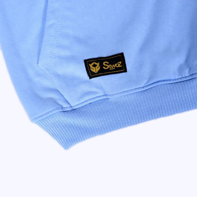 Sweater Hoodie Wanita / Pria Skyblue Stwoz Original-2