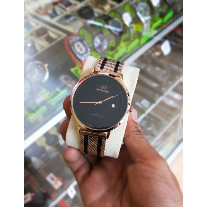 JAM TANGAN MIRAGE CEWEK WANITA SC25 TALI PASIR