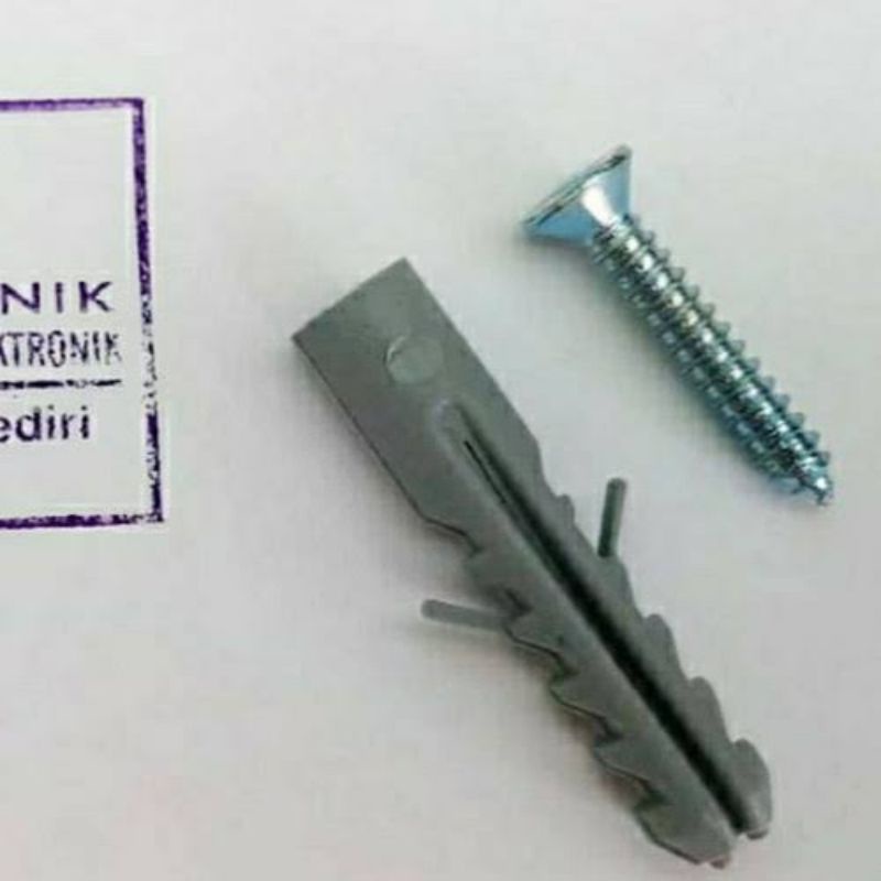 Paket Komplit Sekrup Skrup Tembok Dinding 8mm 8 mm Tinggal Pasang