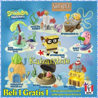  Mainan  Spongebob  Squarepants KFC 2022 Chaki  Meals Mcd 