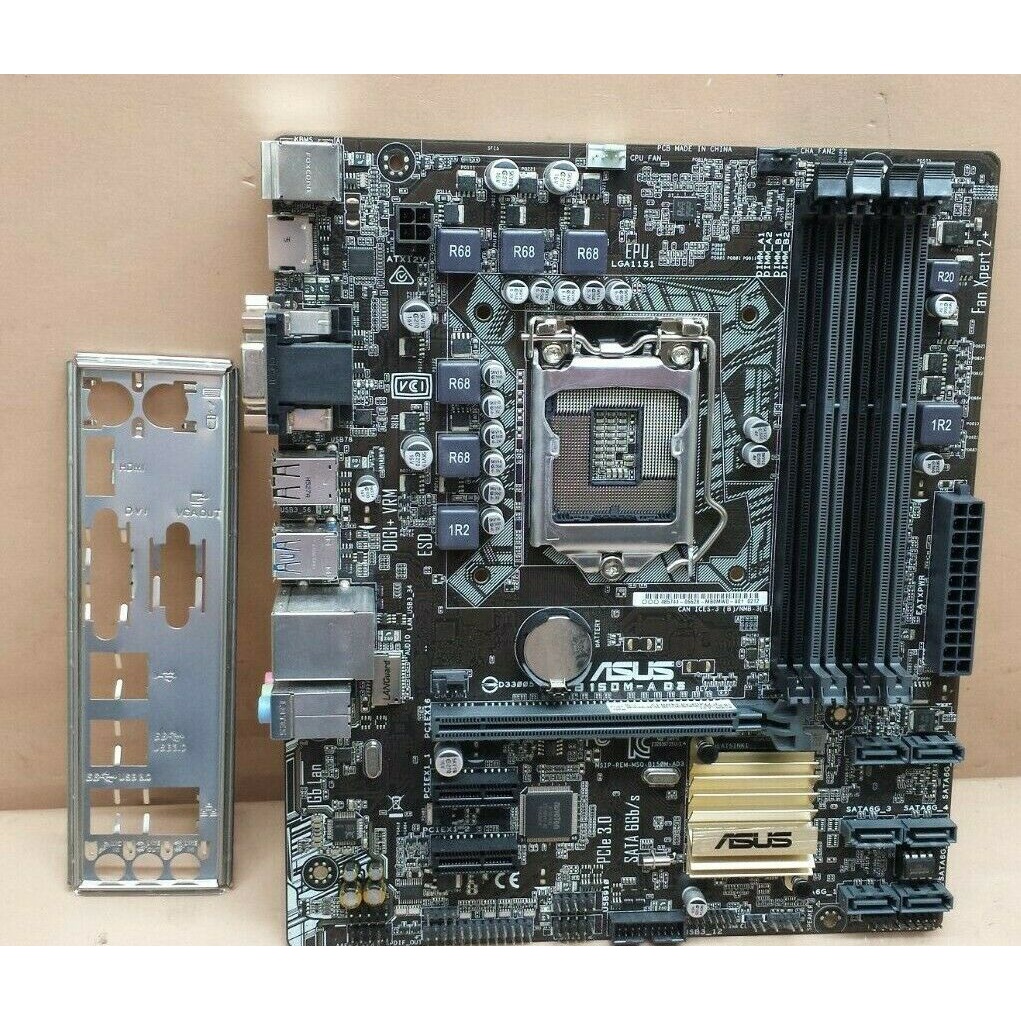 MOBO Mainboard Motherboard Gaming ASUS B150M-A D3 LGA 1151 B150 B250 B360 H110 H110M H170 H270 Z170 