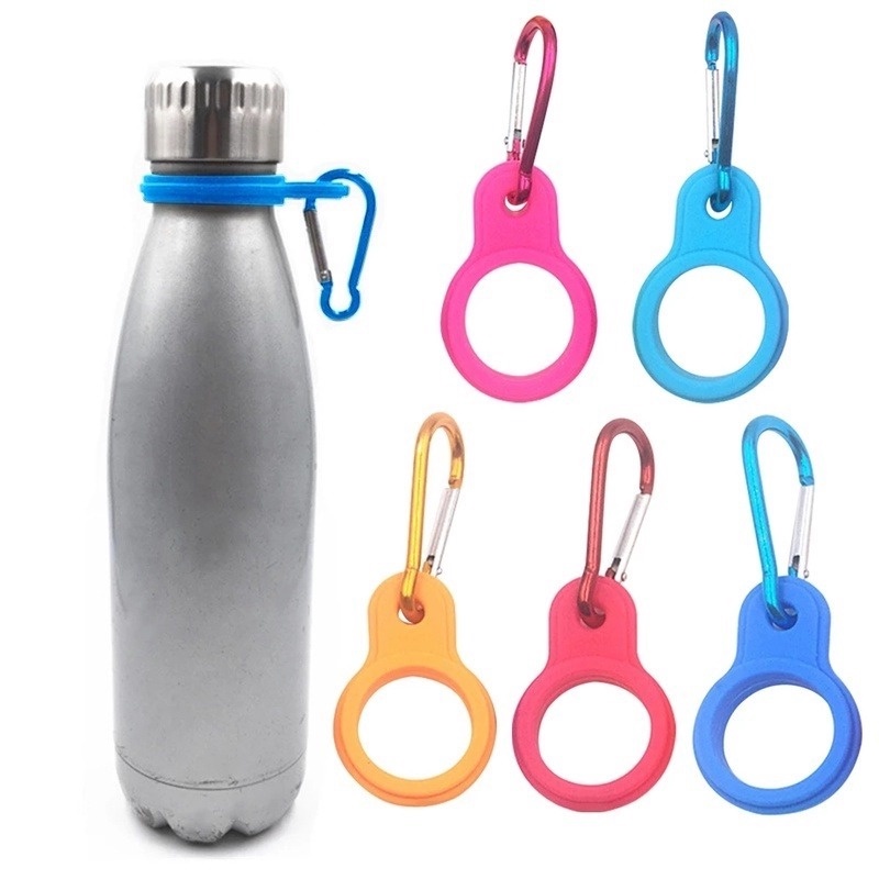 Holder Botol Air Minum Multifungsi Warna Acak Untuk Outdoor / Camping / Hiking