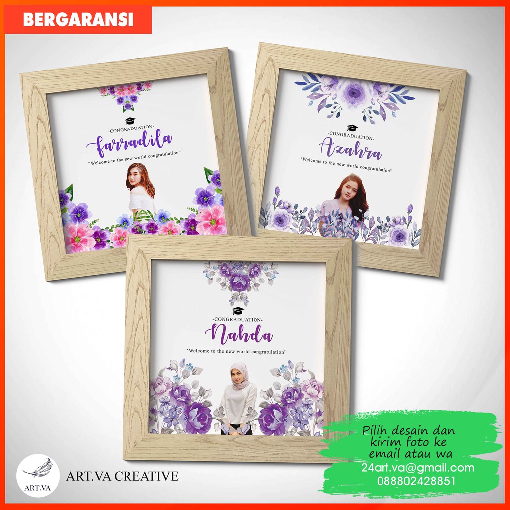  DESAIN  FLORAL PURPLE KADO ULTAH WEDDING ANNIVERSARY  