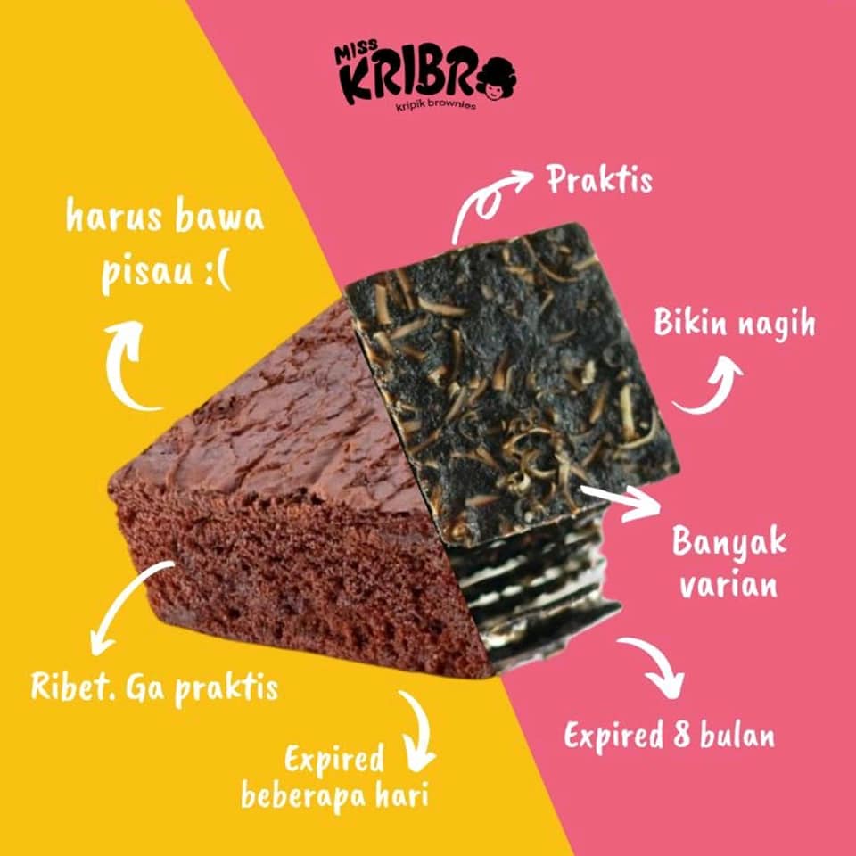 

MISS KRIBRO KERIPIK BROWNIES CRISPY IZIN PIRT