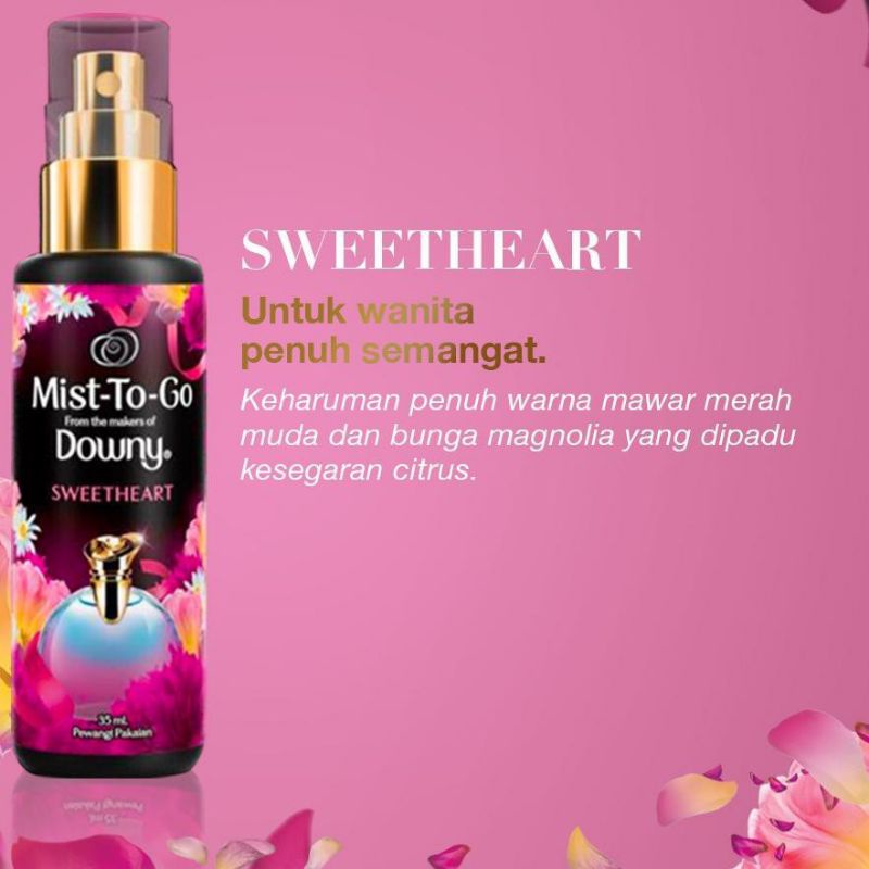 downy parfum mist to go DOWNY pengharum pakaian