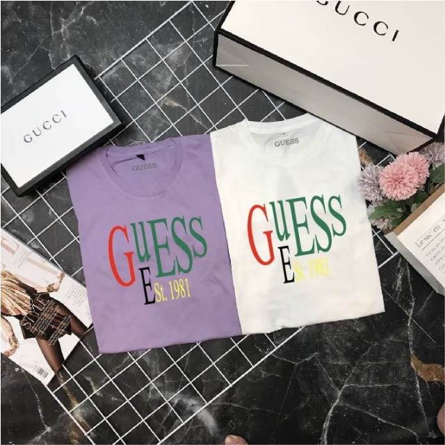 KAOS GUESS // KAOS WANITA // KAOS GUESS BRANDED