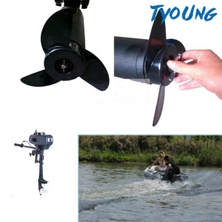Tyoung Baling-Baling Motor Elektrik 3 Bilah Untuk Perahu Pancing / Kano / Kayak
