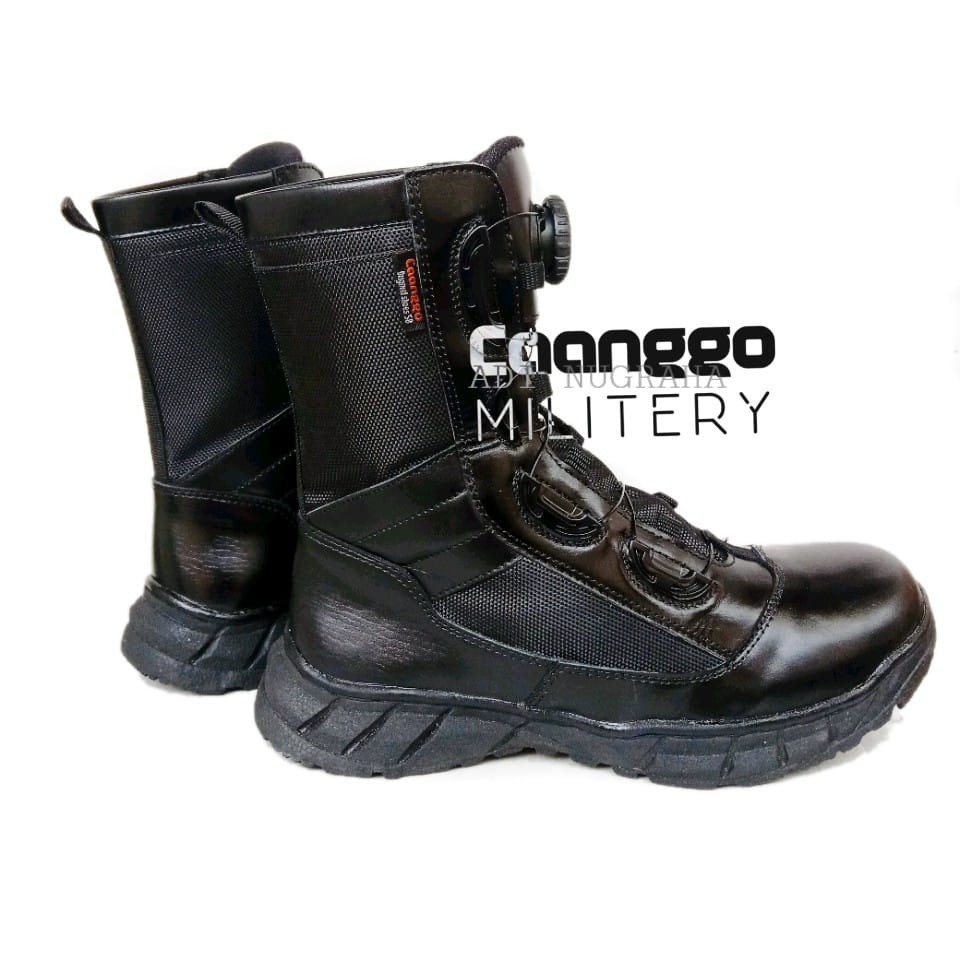 SEPATU PDL MILITER SYSTEM TALI PUTAR NEW CAANGGO MILITERY