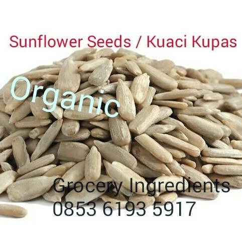 

Sunflower Seeds Organik - 1Kg / Kuaci Kupas / Biji Bunga Matahari
