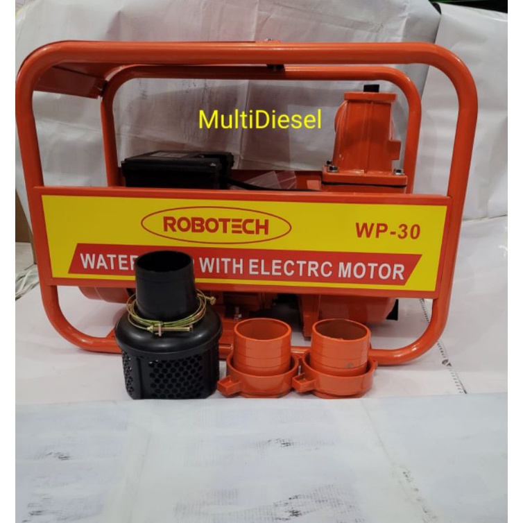 Pompa air sawah irigasi Elektromotor ROBOTECH 3inch|pompa air sawah  Listrik 3"