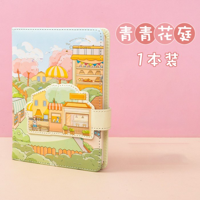 

Buku Diary Notebook Lucu Agenda Import The Cloud Town PU36K-6477 - 1